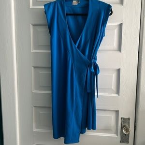 Blue ASOS Maternity Wrap Dress